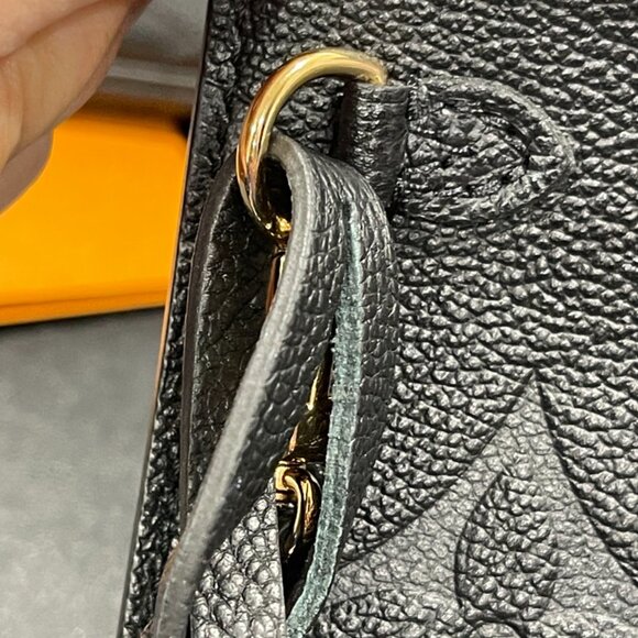 Louis Vuitton Neverfull MM Black Empriente Leather w/ Pouch (JB1334) - Picture 5 of 14